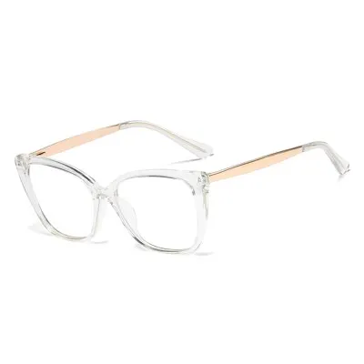 Ralferty Women's Eyeglasses TR90 Cat Eye Anti Blue Light F92313-1