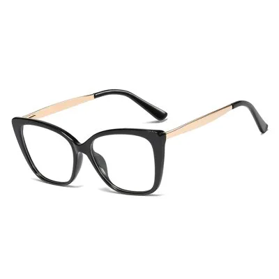 Ralferty Women's Eyeglasses TR90 Cat Eye Anti Blue Light F92313-1