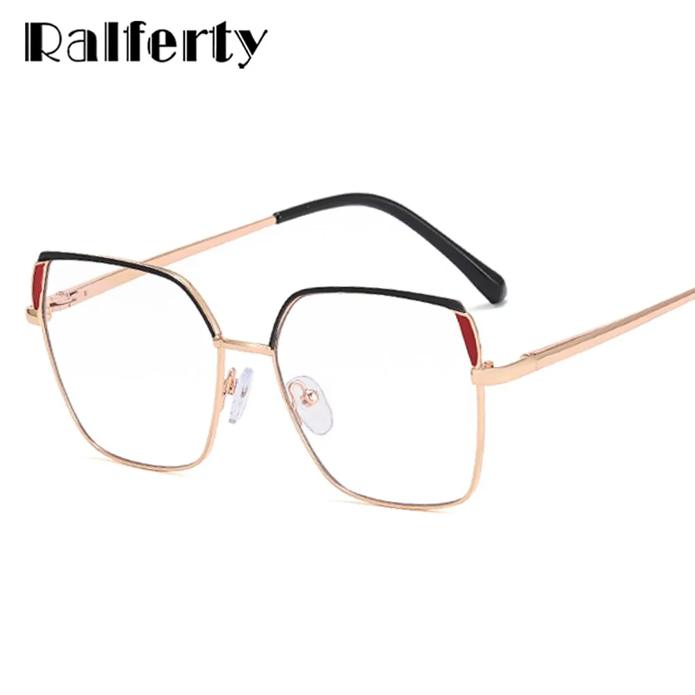 Ralferty Women's Full Rim Polygon Tr 90 Alloy Eyeglasses F96023