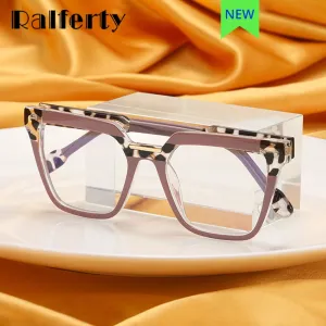 Ralferty Women's Full Rim Square Acetate Eyeglasses F82096