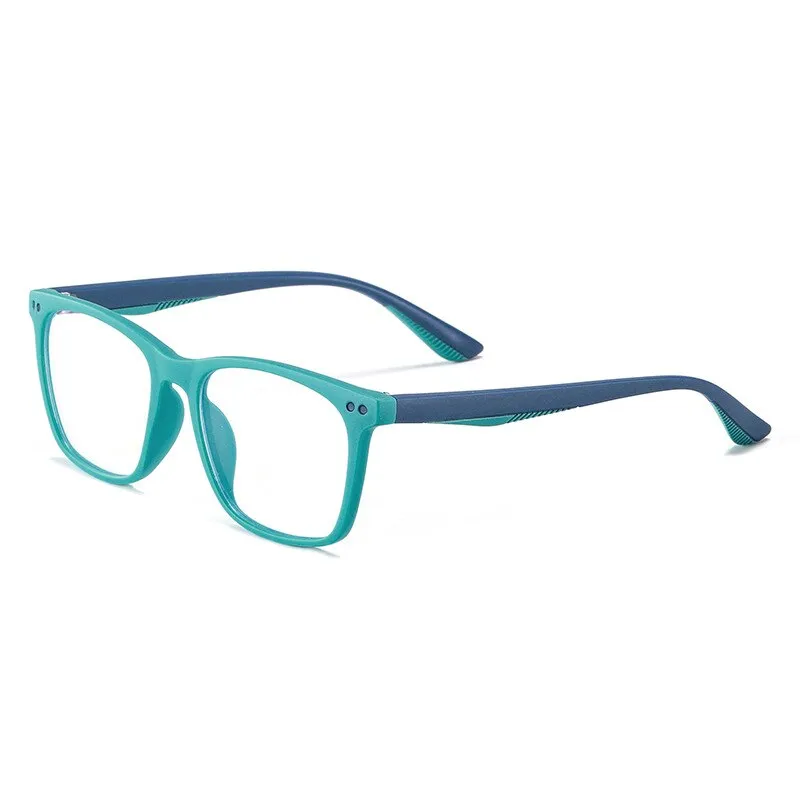 Reven Jate Unisex Children's Full Rim Square Tr 90 Silicone Eyeglasses 5103