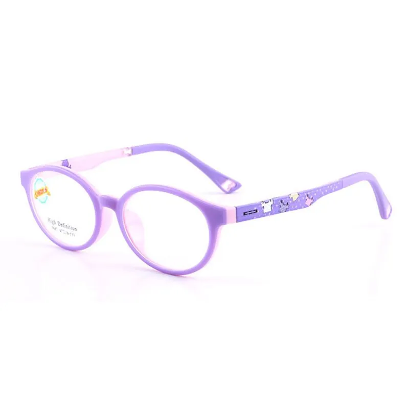 Reven Jate Unisex Children's Full Rim Square Tr 90 Silicone Eyeglasses 5687