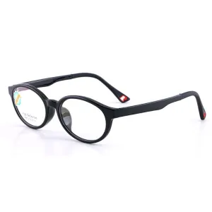 Reven Jate Unisex Children's Full Rim Square Tr 90 Silicone Eyeglasses 5687