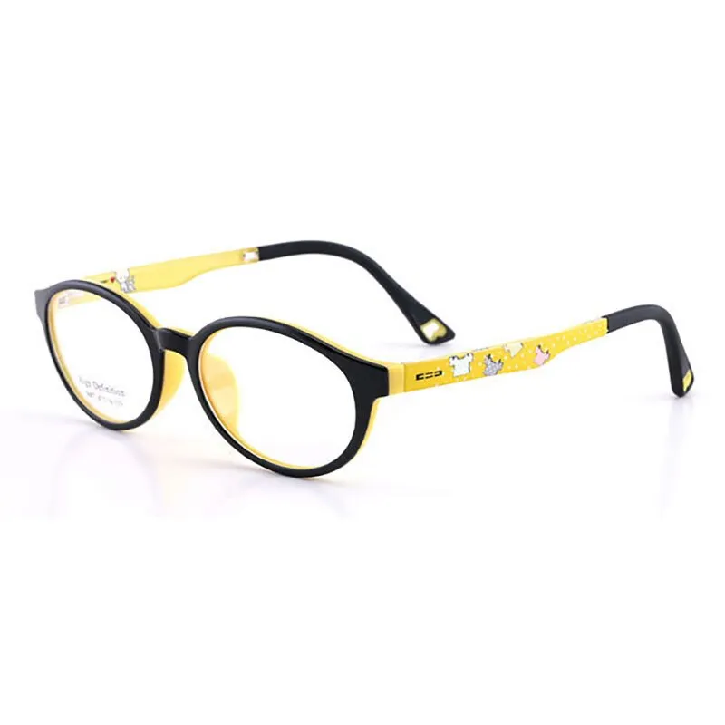 Reven Jate Unisex Children's Full Rim Square Tr 90 Silicone Eyeglasses 5687