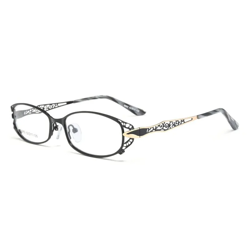 Reven Jate Unisex Full Rim Rectangle Alloy Reading Glasses 8982