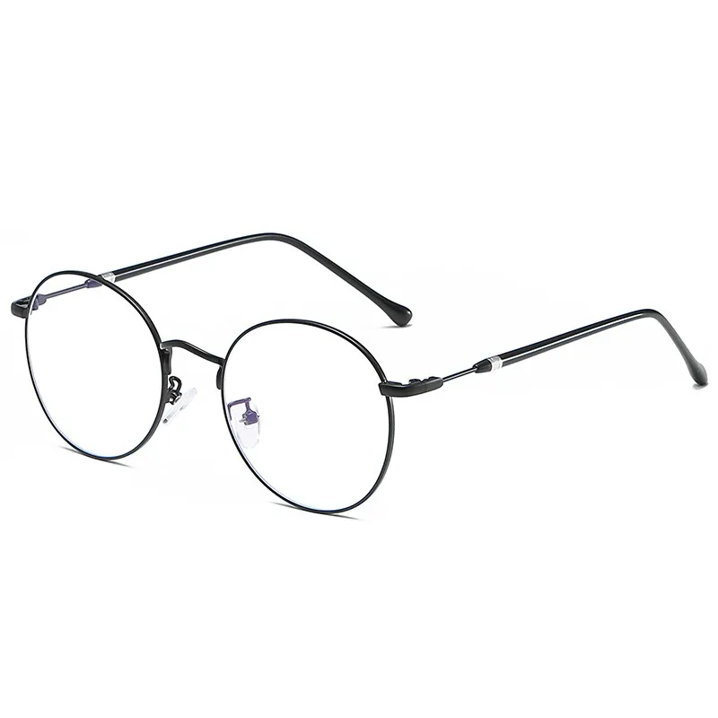 Reven Jate Unisex Full Rim Round Alloy Eyeglasses 1912