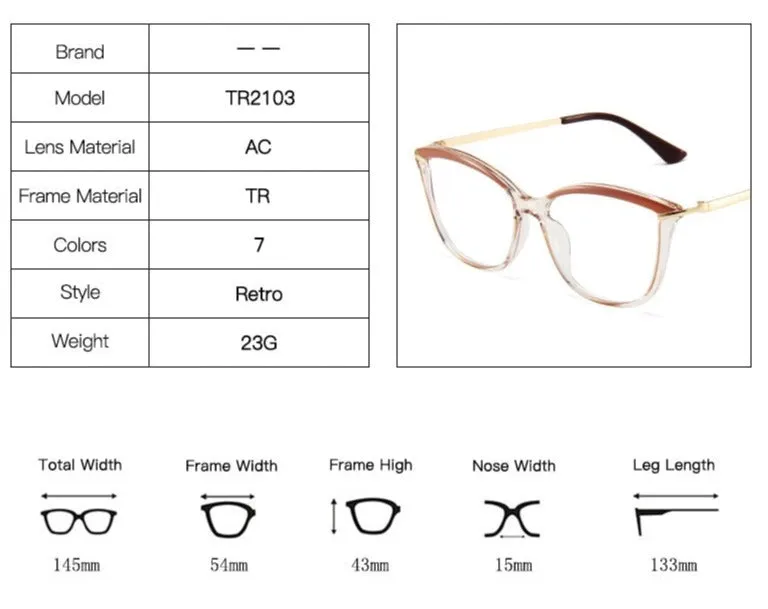 TEEK - Anti-Blue Light Myopia Glasses | Nearsightedness -2.25 to -5