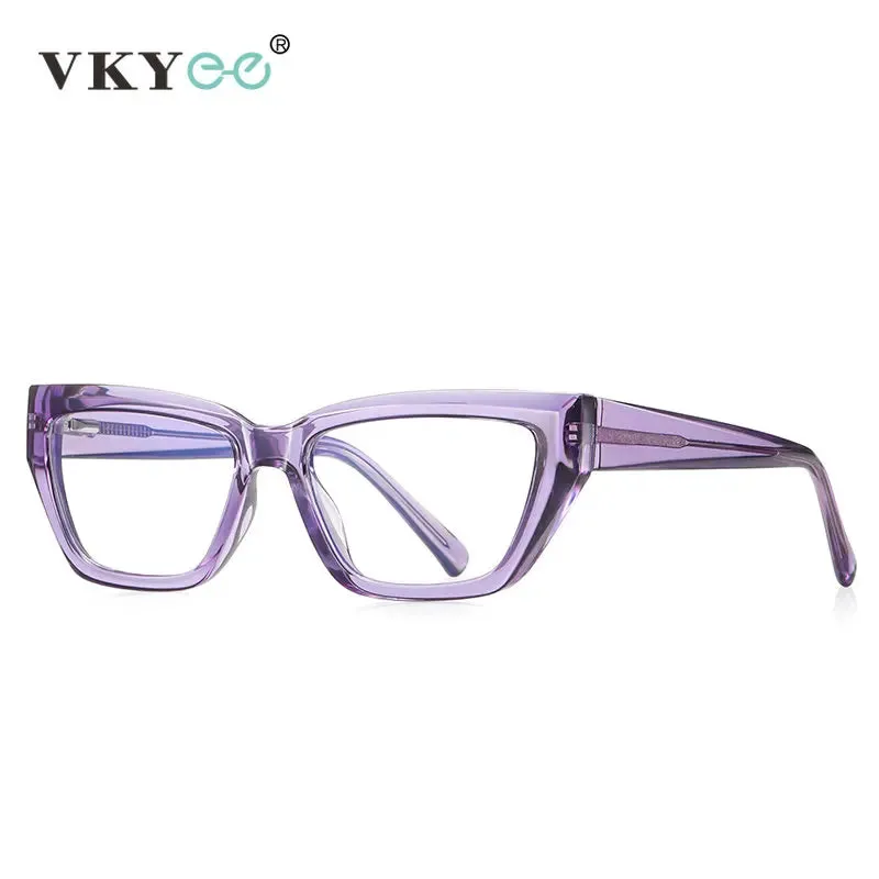 Vicky Unisex Full Rim Square Cat Eye Tr 90 Titanium Reading Glasses 2155