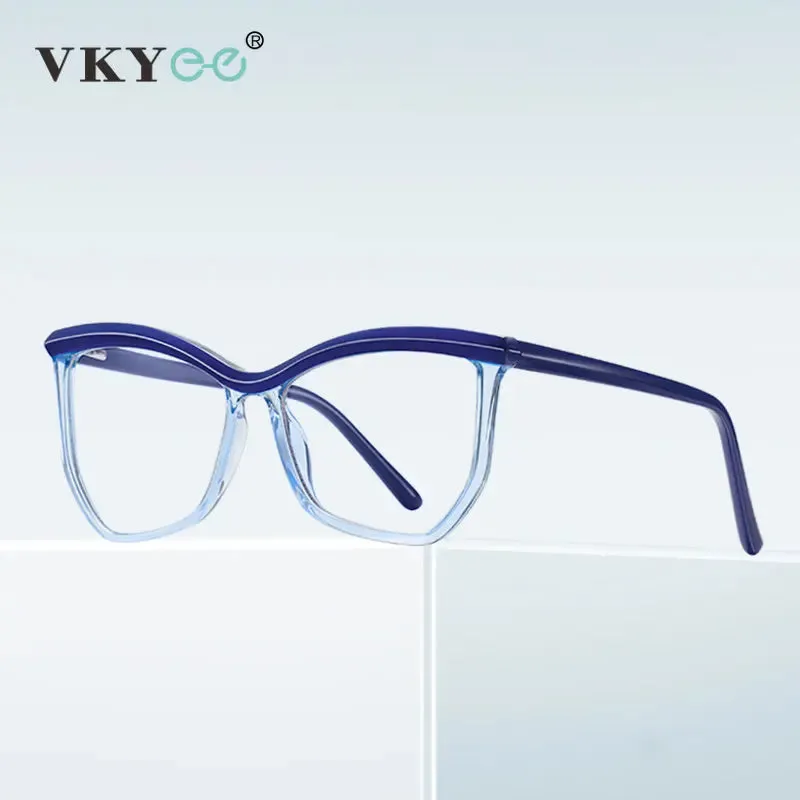 Vicky Unisex Full Rim Square Tr 90 Stainless Steel Reading Glasses 2161