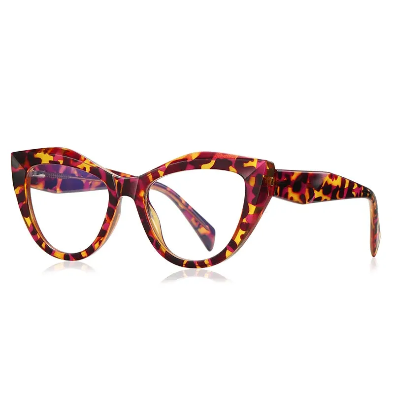 Vicky Unisex Full Rim Tr 90 Titanium Butterfly Reading Glasses 2166