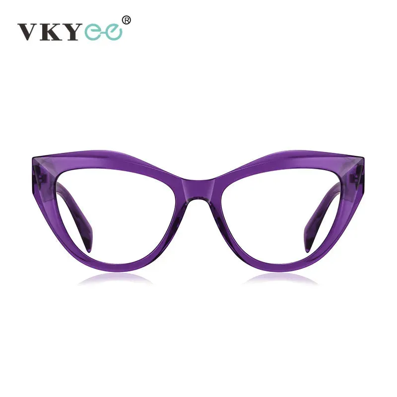 Vicky Unisex Full Rim Tr 90 Titanium Butterfly Reading Glasses 2166