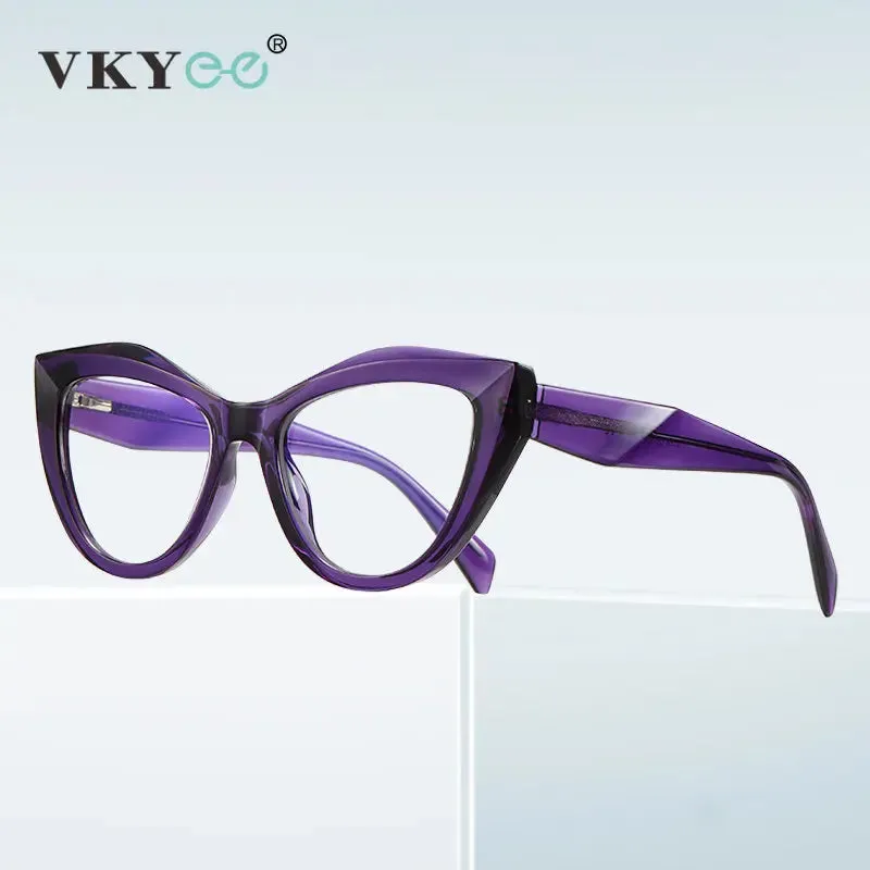 Vicky Unisex Full Rim Tr 90 Titanium Butterfly Reading Glasses 2166