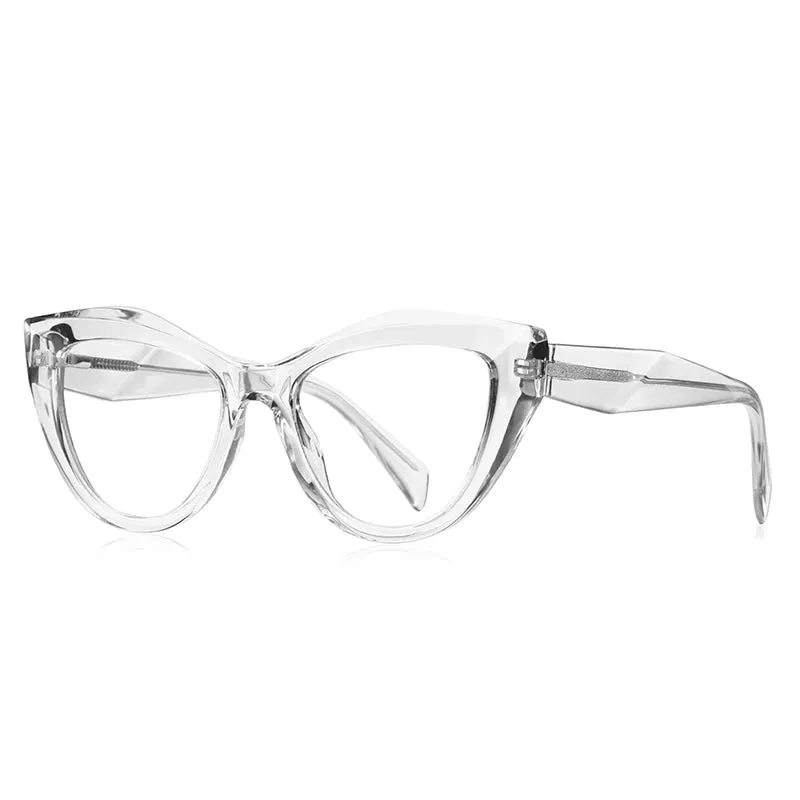 Vicky Unisex Full Rim Tr 90 Titanium Butterfly Reading Glasses 2166