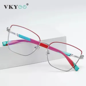 Vicky Women's Full Rim Cat Eye Alloy Eyeglasses 3016