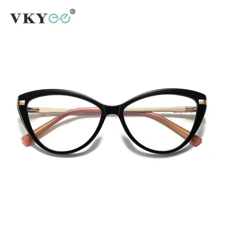 Vicky Women's Full Rim Cat Eye Tr 90 Titanium Reading Glasses 2111