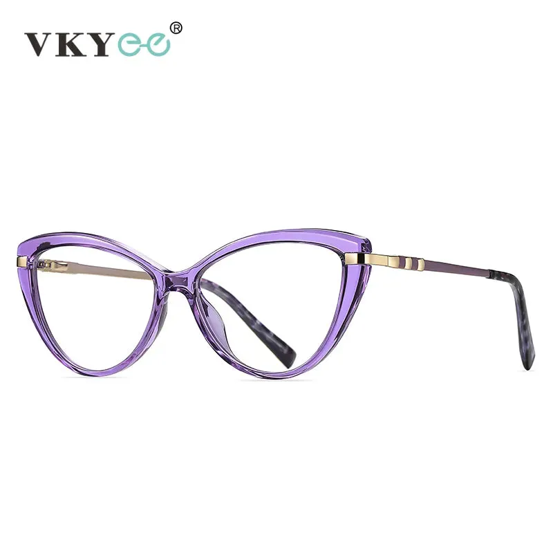 Vicky Women's Full Rim Cat Eye Tr 90 Titanium Reading Glasses 2111