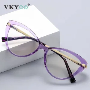 Vicky Women's Full Rim Cat Eye Tr 90 Titanium Reading Glasses 2111