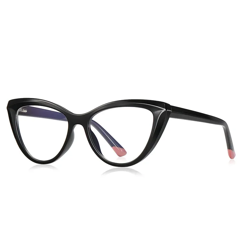 Vicky Womens Full Rim Round Cat Eye Reading Glasses Pfd2152