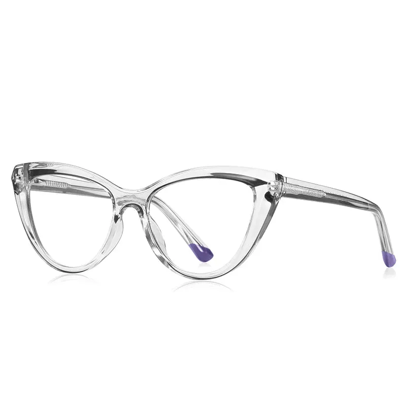 Vicky Womens Full Rim Round Cat Eye Reading Glasses Pfd2152