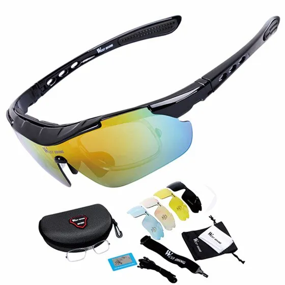 West Biking Unisex Full Rim Acetate Polarized Sport Sunglasses YP0703111AA