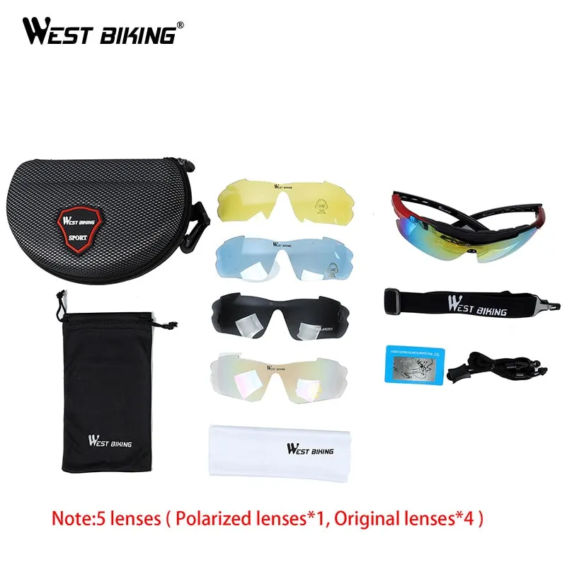 West Biking Unisex Full Rim Acetate Polarized Sport Sunglasses YP0703111AA