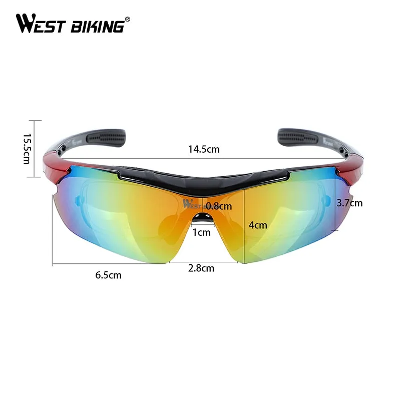 West Biking Unisex Full Rim Rectangle Acetate Polarized Sport Sunglasses YP0703111-135-136