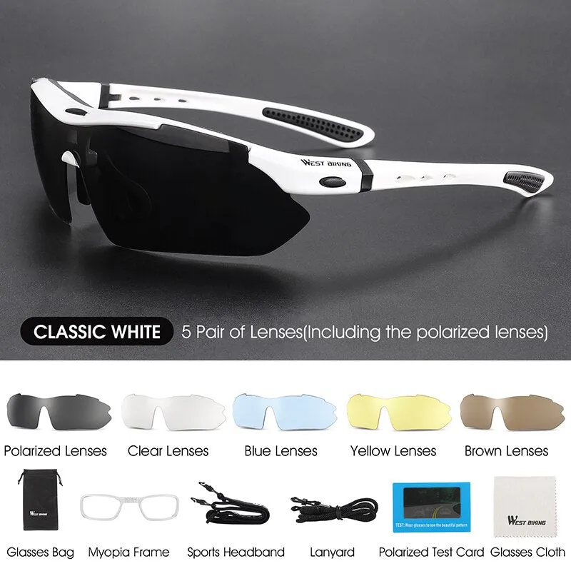 West Biking Unisex Full Rim Rectangle Acetate Polarized Sport Sunglasses YP0703111-135-136