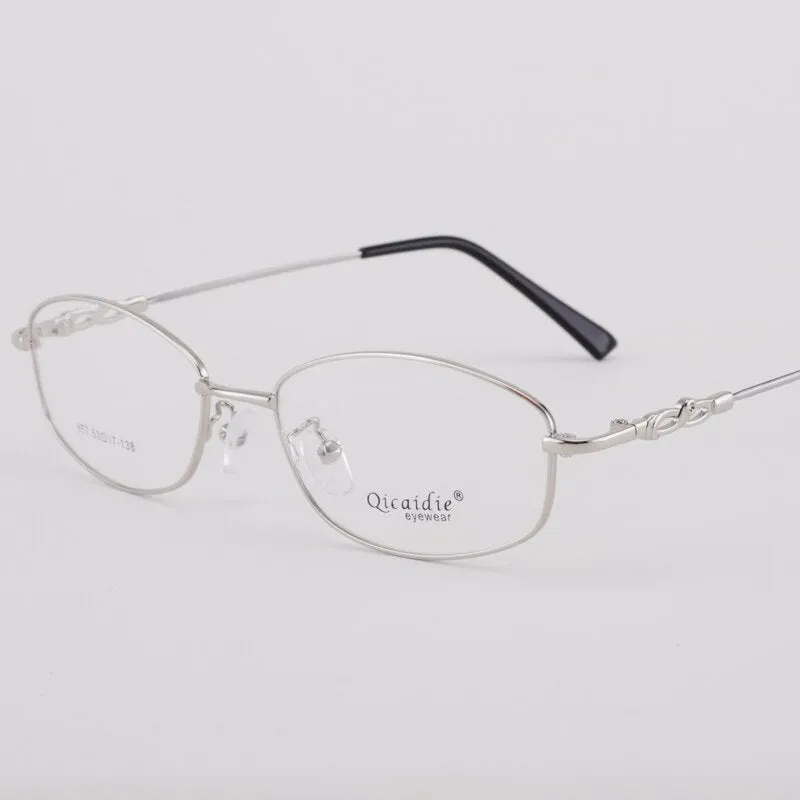 Women's Full Rim Memory Alloy Frame Eyeglasses 857