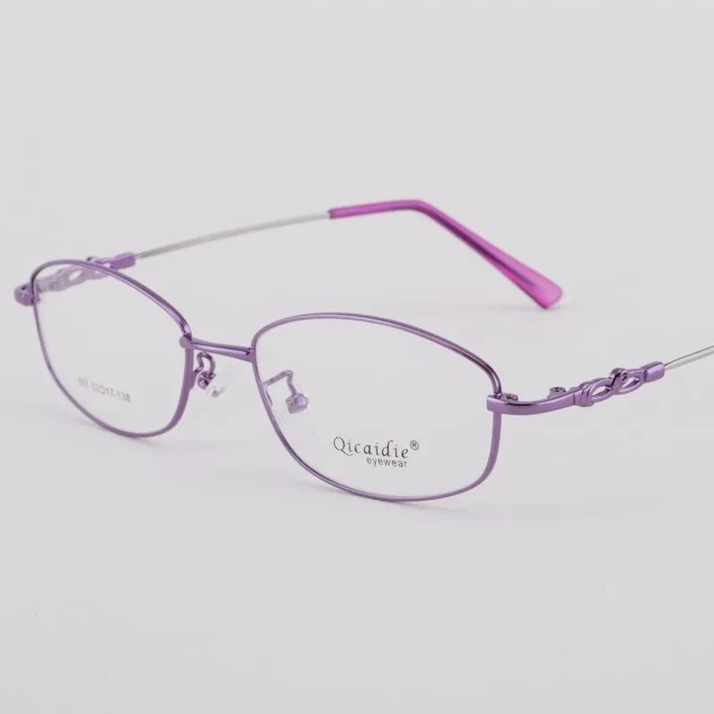 Women's Full Rim Memory Alloy Frame Eyeglasses 857