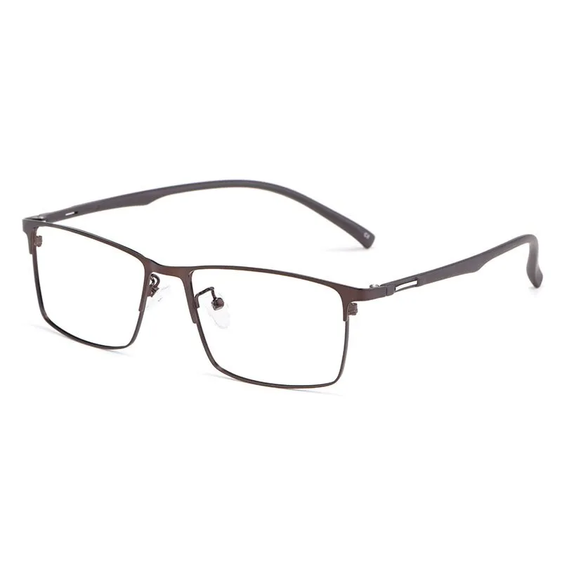 Yimaruili Men's Full Rim Alloy Frame Eyeglasses 89028