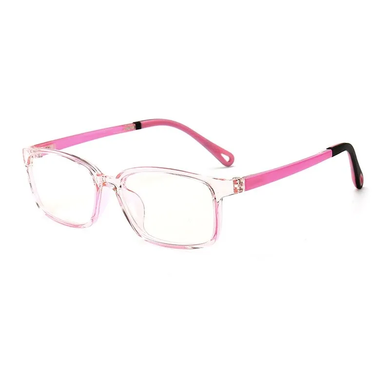 Yimaruili Unisex Children's Full Rim Silicone Frame Eyeglasses F1817