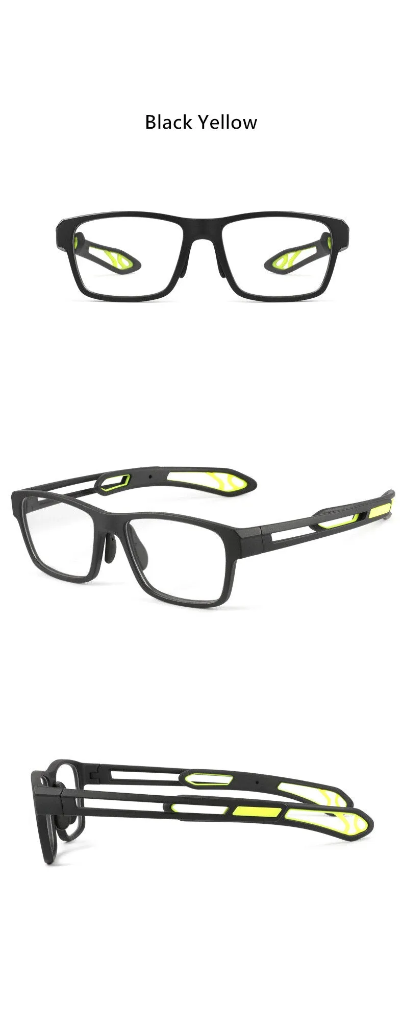 Yimaruili Unisex Full Rim TR 90 Resin Sport Frame Eyeglasses YD1927