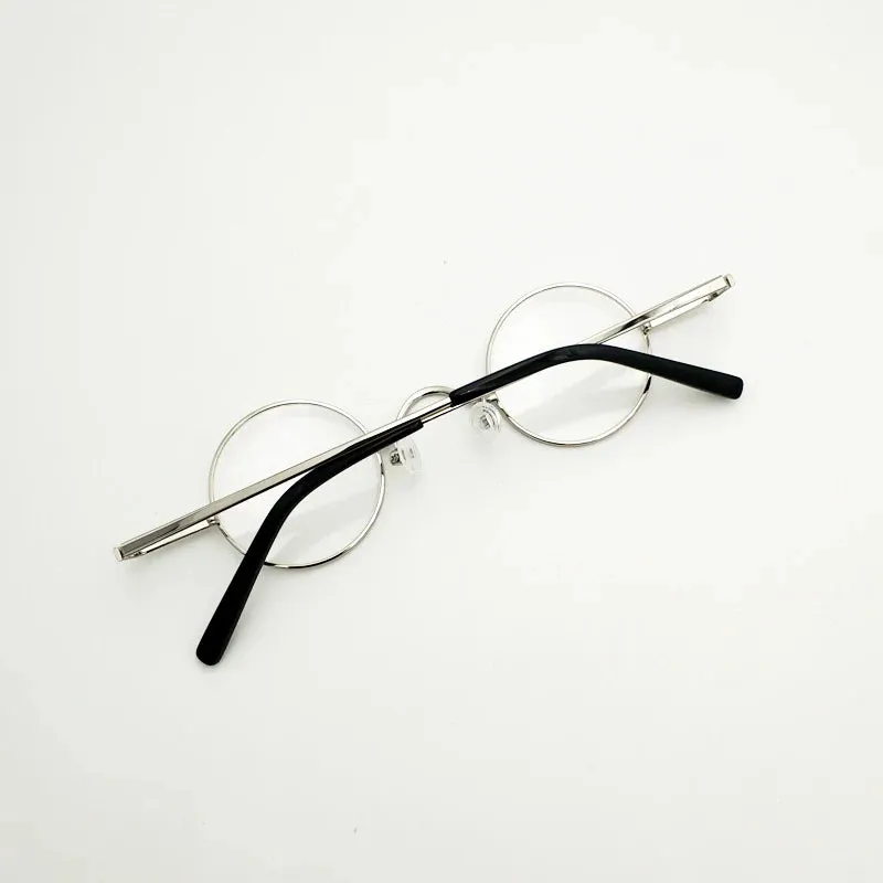 Yujo Unisex Full Rim Small Round Alloy Reading Glasses 00763